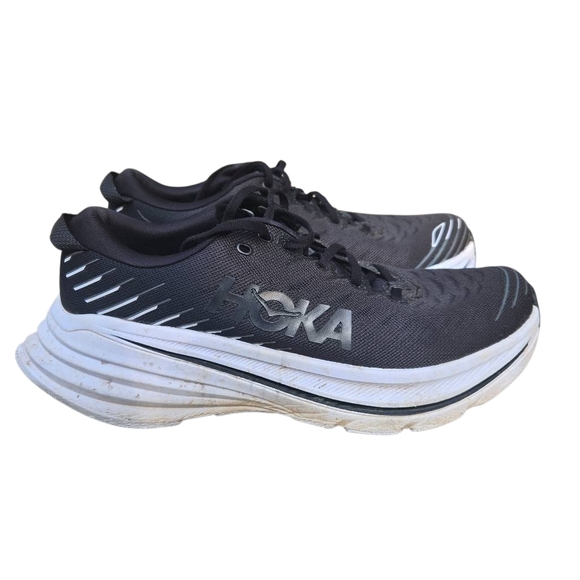 Hoka Other - Hoka One One Bondi 8 Black and White Running Sneakers